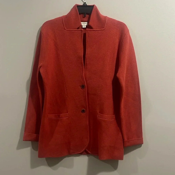J.Crew Button Down Pocket Cardigan | Medium Burnt - Picture 1 of 8